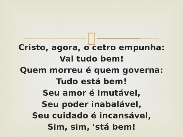 52 - Tudo Está Bem.pptx - página 3