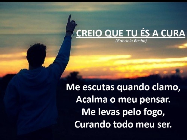 Creio que tu és a cura - Gabriela rocha - página 1