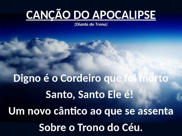 CANÇÃO DO APOCALIPSE - página 1