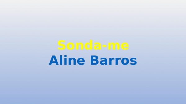 Sonda-me Aline Barros - página 1