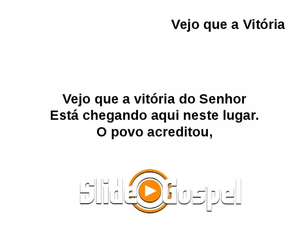 Vejo que a vitoria - página 1