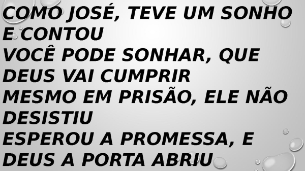 O SONHO DE JOSÉ - página 2