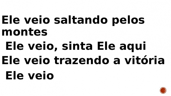 ele veio.pptx - página 12