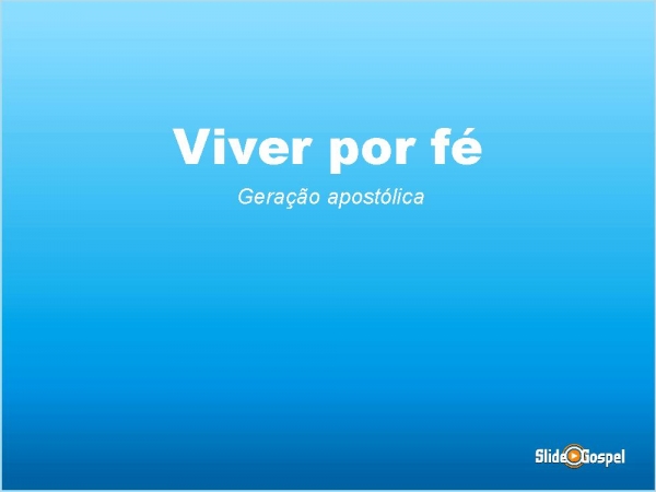 Viver por fé - página 1