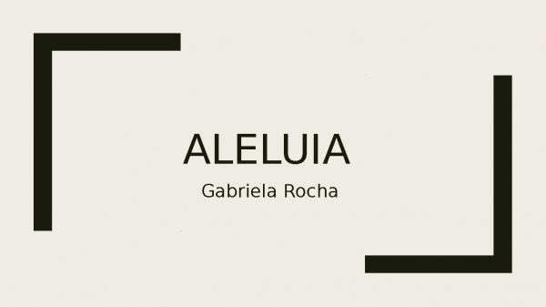 Aleluia Gabriela Rocha.pptx - página 1