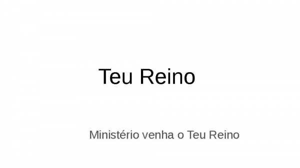 Teu reino