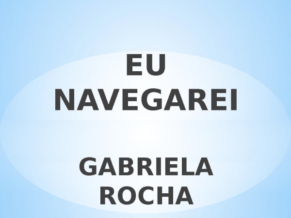 EU NAVEGAREI - página 1