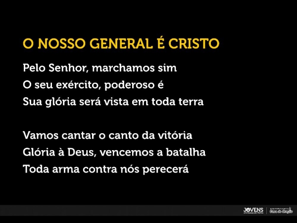 O nosso general é cristo - página 1