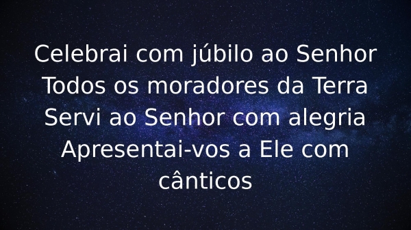 Celebrai Com Júbilo Ao Senhor - página 2