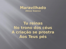 Maravilhado