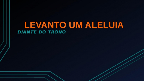 Levanto Um Aleluia (part. Isaías Saad)