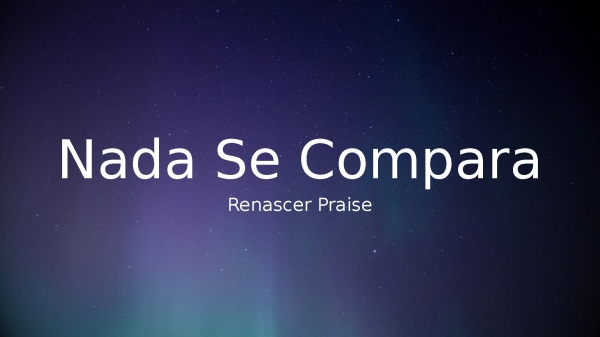 Nada Se Compara - página 1