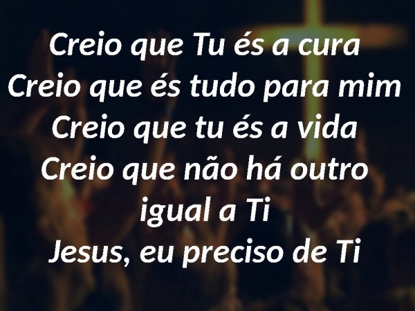 CREIO QUE TU ES A CURA.pptx - página 2