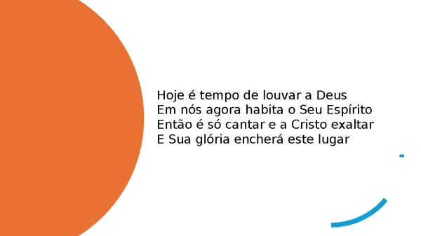 HOJE É TEMPO DE LOUVAR A DEUS - página 2