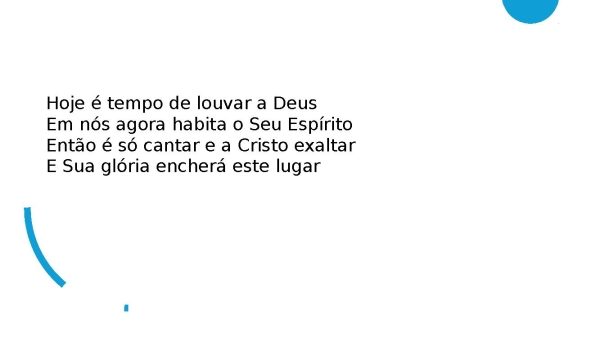 HOJE É TEMPO DE LOUVAR A DEUS - página 3