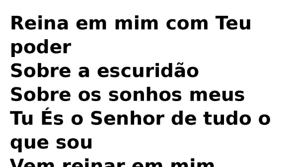 Reina em mim + Eu vejo a gloria - página 2