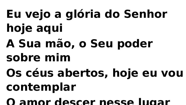Reina em mim + Eu vejo a gloria - página 3