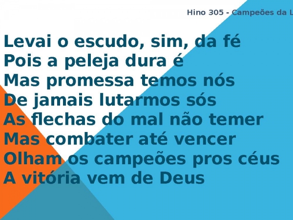 Hino 305 - Campeões da Luz - página 3
