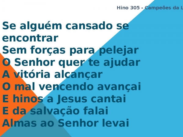 Hino 305 - Campeões da Luz - página 5