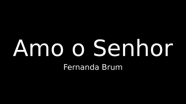 Amo o Senhor - página 1
