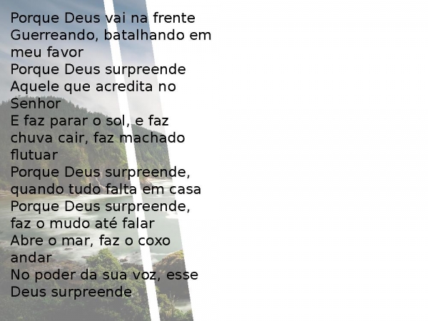 Deus Surpreende .pptx - página 3