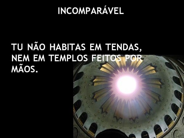 INCOMPARÁVEL - página 1