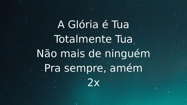 A Glória É Tua - página 11