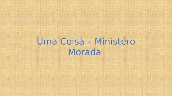 Uma Coisa-MORADA - página 1