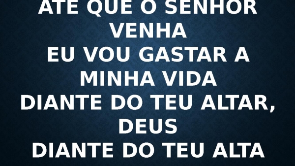ATE QUE O SENHOR VENHA - página 11