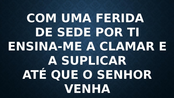 ATE QUE O SENHOR VENHA - página 6