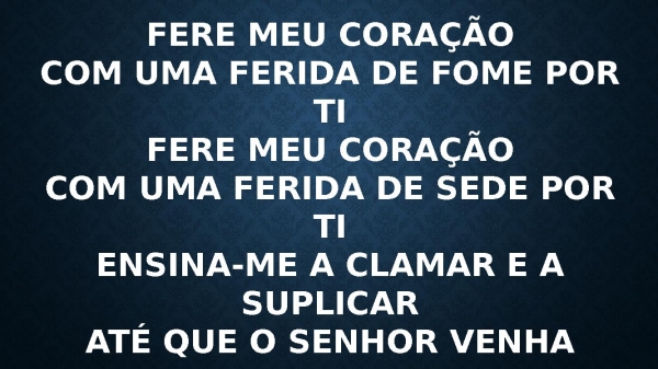 ATE QUE O SENHOR VENHA - página 7
