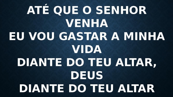 ATE QUE O SENHOR VENHA - página 9