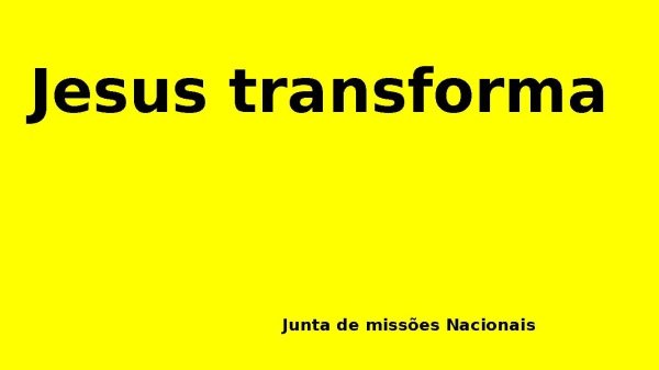 JESUS TRANSFORMA - página 1