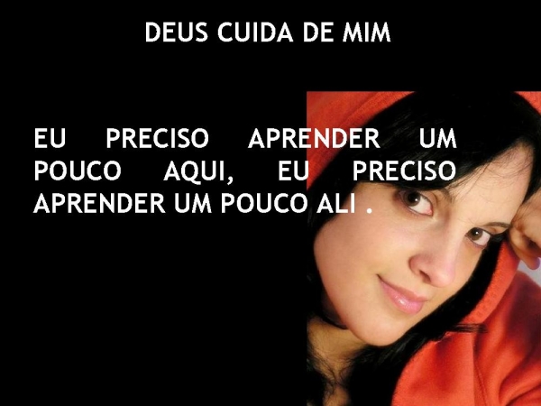 DEUS CUIDA DE MIM - EU PRECISO APRENDER UM - página 1