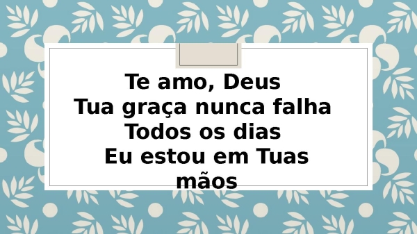 Bondade de DEUS - página 2