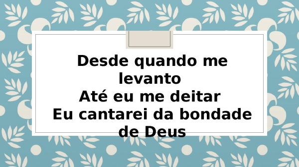 Bondade de DEUS - página 3