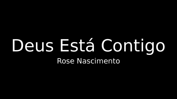 Deus Está Contigo - página 1