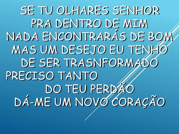 SE TU OLHARES SENHOR - página 1