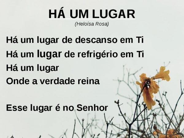 Há um lugar