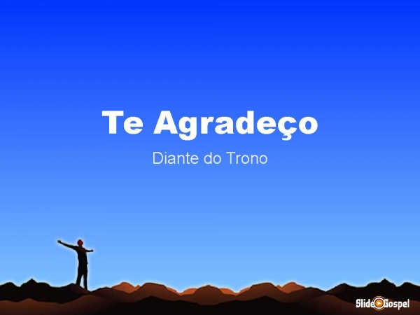 Te Agradeço - página 1