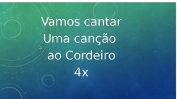 Canção ao Cordeiro