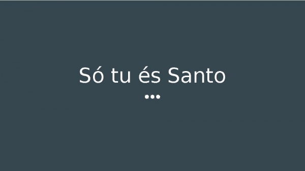so tu és santo  jesus.pptx - página 1