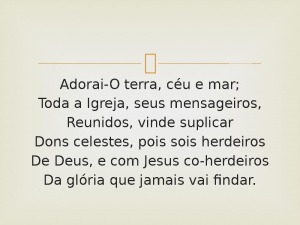 71 - Santo És Tu, Senhor.pptx - página 4
