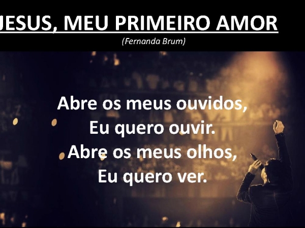 Jesus, meu primeiro amor