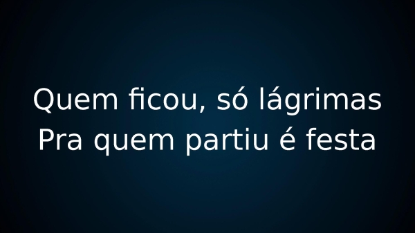 Quem Ficou, Ficou; Quem Partiu, Partiu - página 13