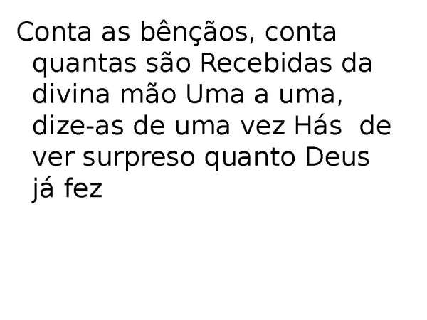 Conta as BençãosCantor Cristão.pptx - página 7