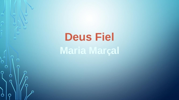 Deus é fiel maria marçal
