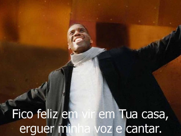 Fico feliz, em vir em Tua casa - página 4