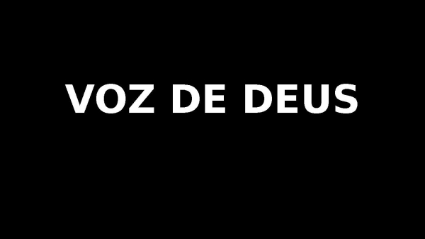 VOZ DE DEUS - página 1