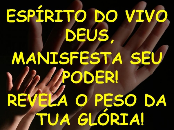 VEM COM O PESO DA TUA GLÓRIA - página 1